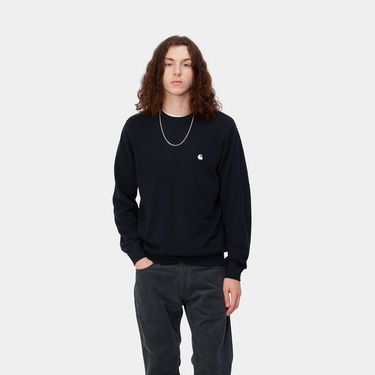 Пуловер Carhartt WIP Madison Sweater Тъмно синьо | I030841_0CO_XX, 0