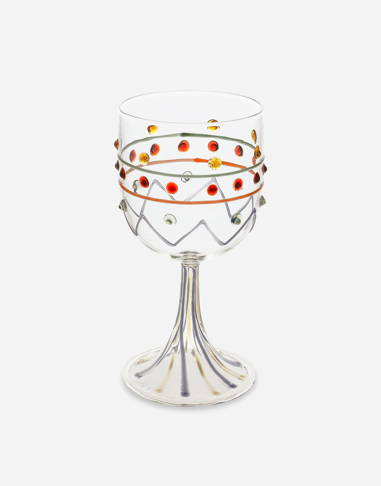 Домашен декор Dolce & Gabbana Multicolor Wine Glass Многоцветен | TCB001TCALVUC121, 0