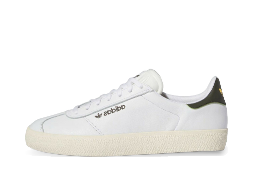Скеитбординг adidas Originals Gazelle ADV White Shadow Olive Бяло | GW3139