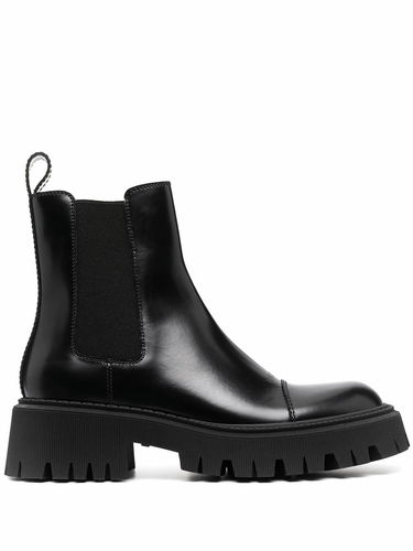 Кецове и обувки Balenciaga Leather Ankle Boots Черно | 636599WA8E91000, 0