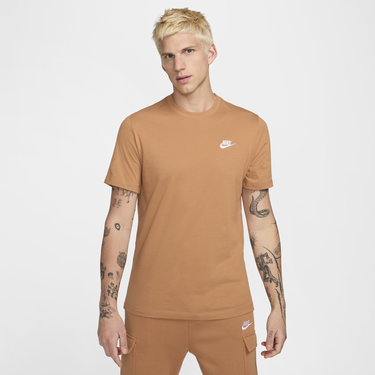 Тениска Nike NSW Club Tee Кафяво | AR4997-224, 3