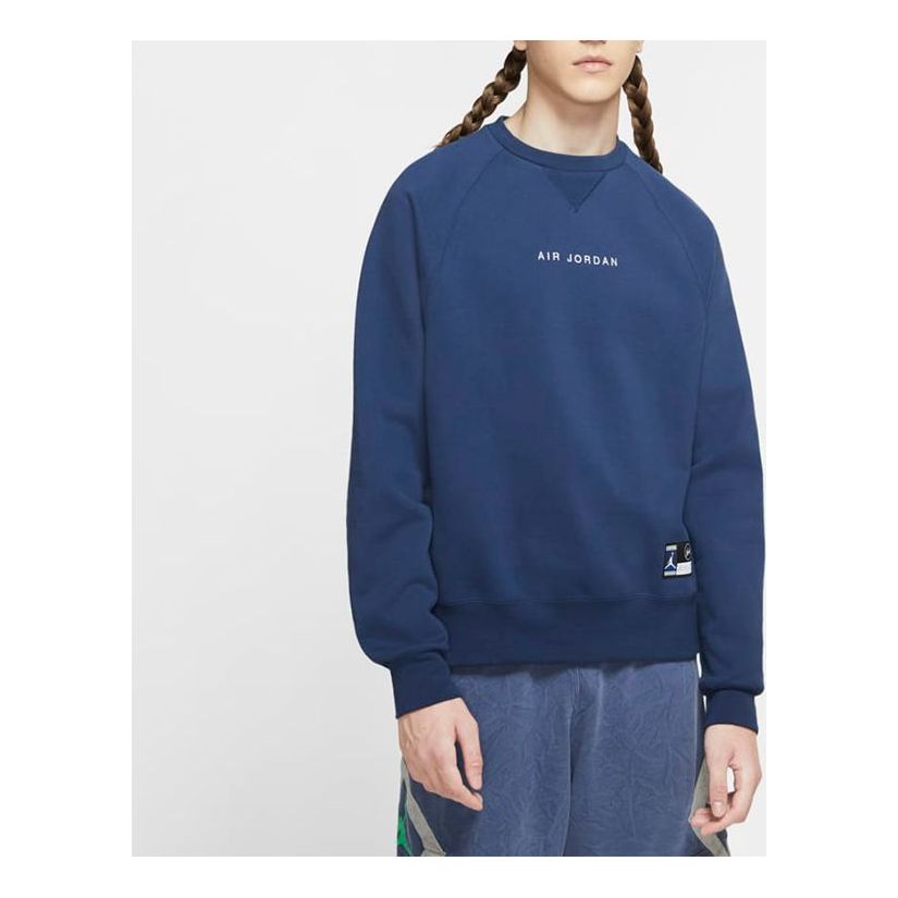 Пуловер Jordan Fragment Design Crewneck Sweatshirt Синьо | DA2990-414, 0