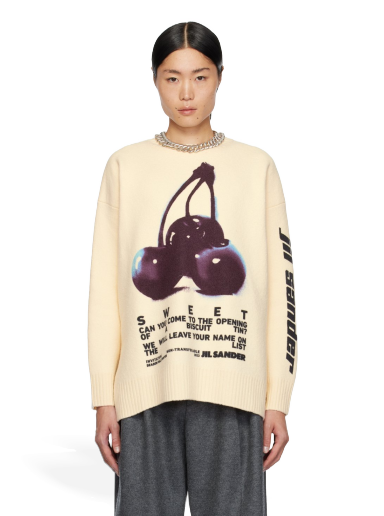 Пуловер Jil Sander Printed Sweater Бежово | J21GP0137 J14661