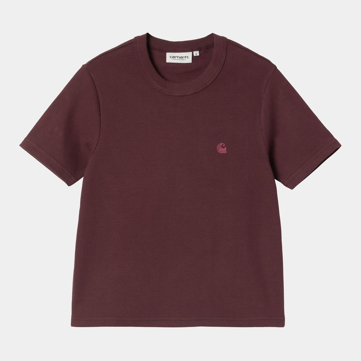 Тениска Carhartt WIP Philipa Short Sleeve T-Shirt Бургунди | I035471_9, 0