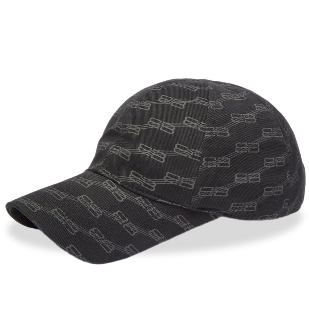 Шапка с козирка Balenciaga BB Monogram Logo Cap Черно | 704104-410B2-1062, 0