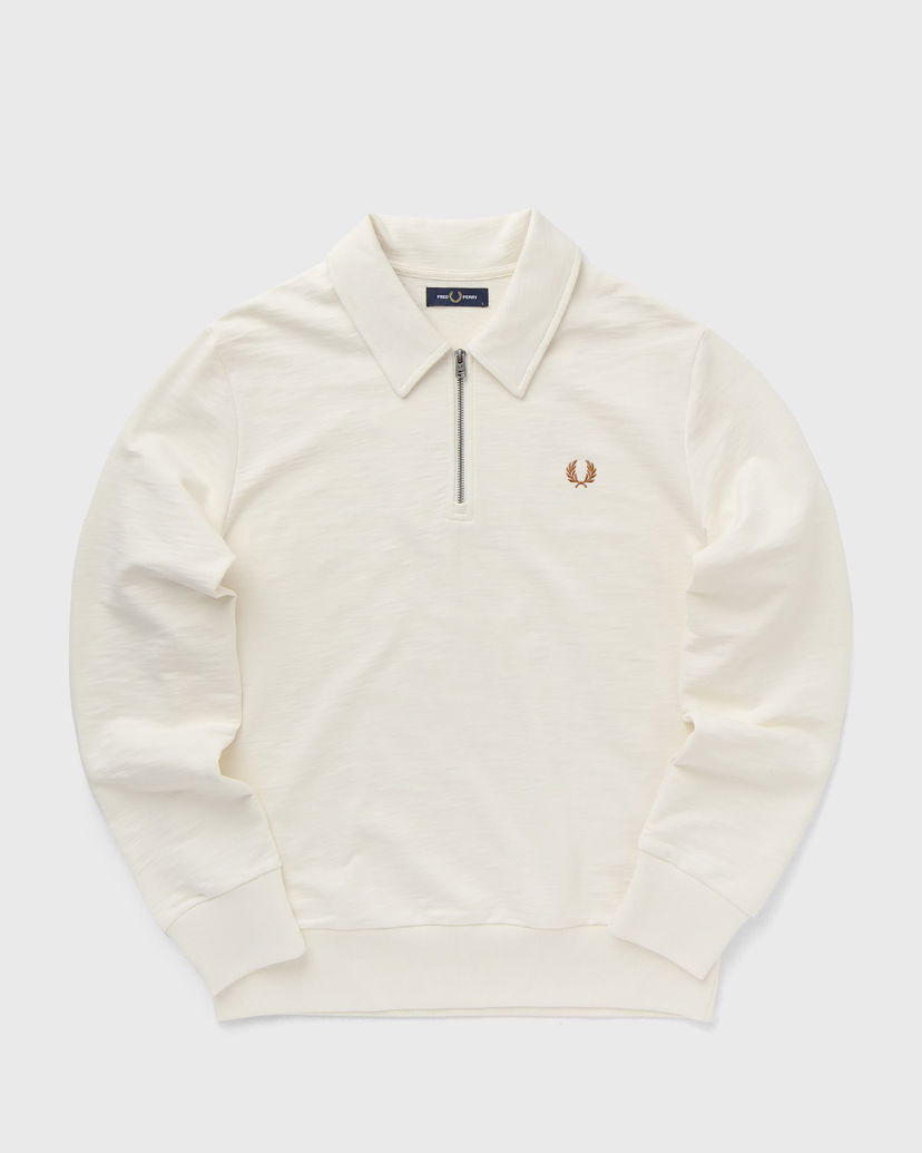 Суитчър Fred Perry Zip Neck Collar Sweatshirt Бежово | M6639-560