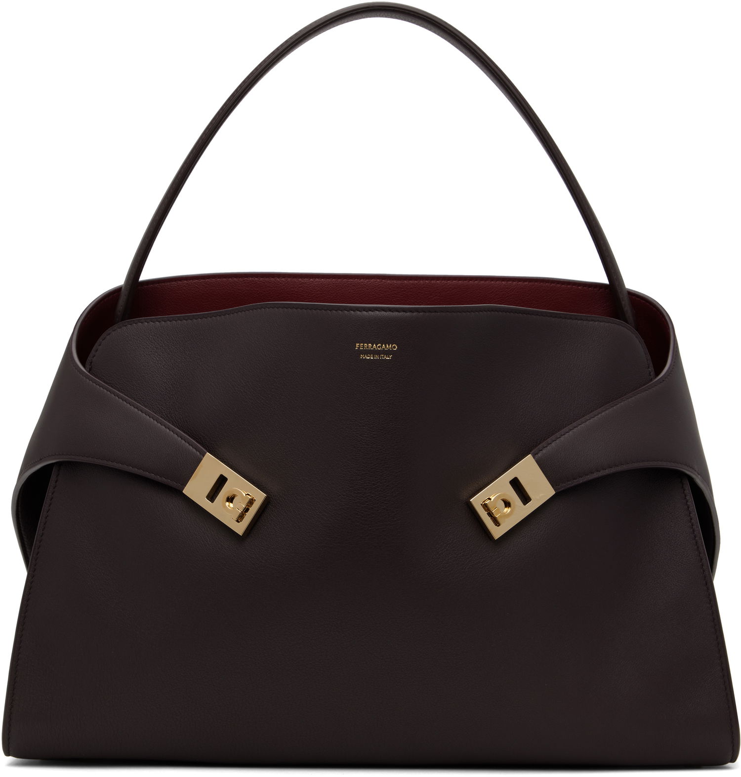Дамска чанта FERRAGAMO Ferragamo Hug Soft L Shoulder Bag Лилаво | 780519, 0