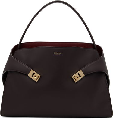 Дамска чанта FERRAGAMO Ferragamo Hug Soft L Shoulder Bag Лилаво | 780519, 0