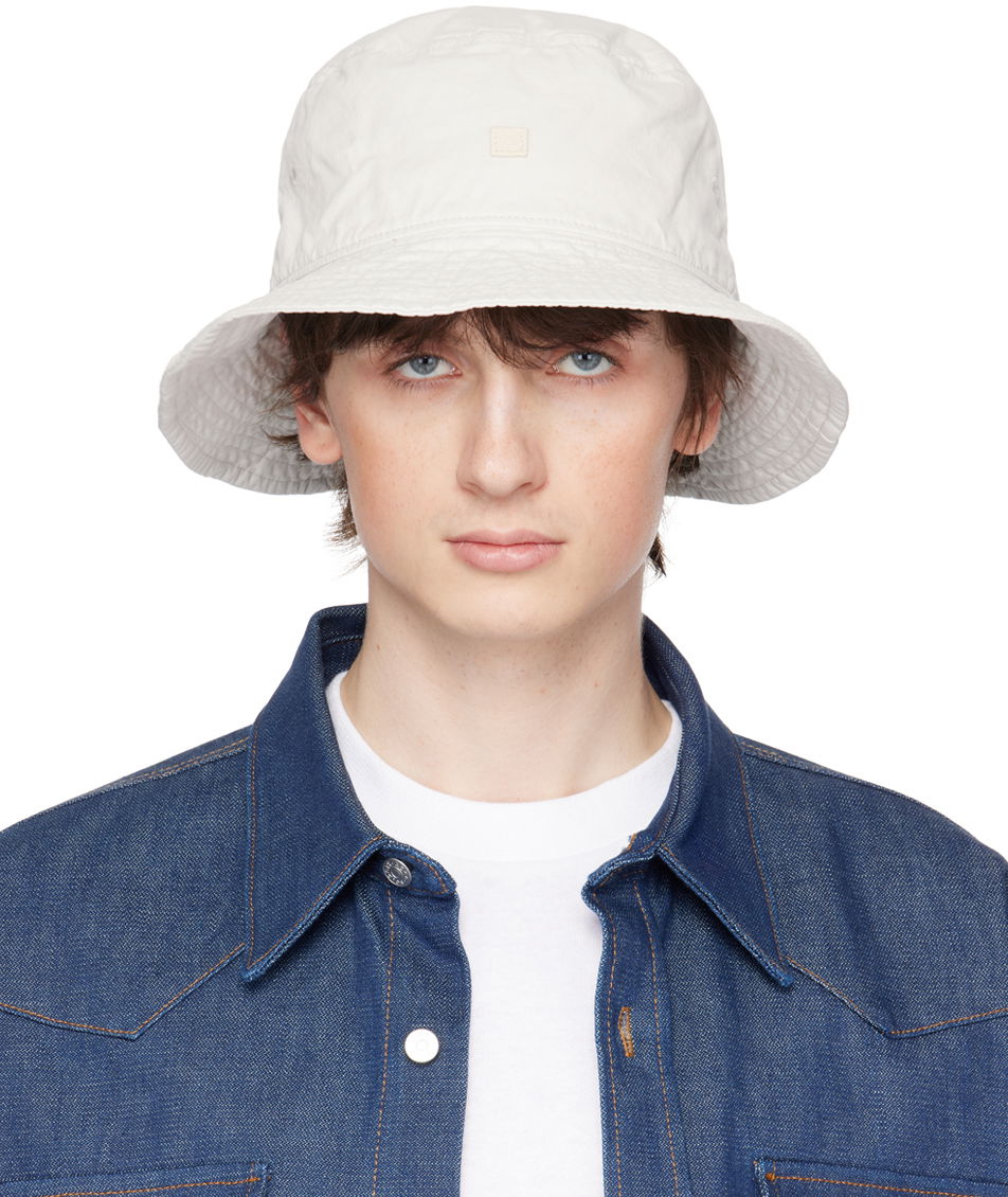 Шапка Acne Studios Embroidered Bucket Hat Сиво | C40275-, 0