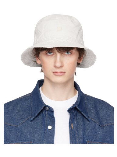 Шапка Acne Studios Embroidered Bucket Hat Сиво | C40275-