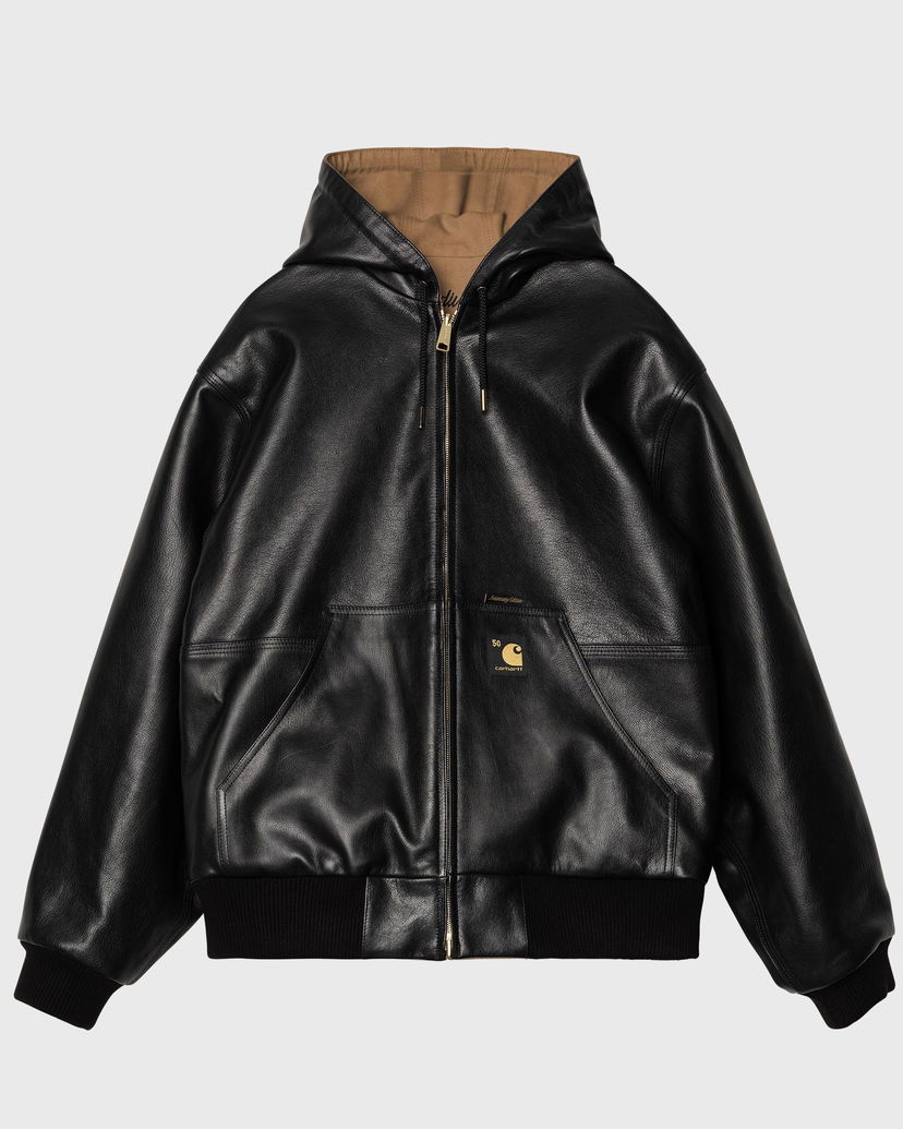 Яке Carhartt WIP 50 Years Anniversary OG Active Jacket Leather Черно | I035967-3R0.XX