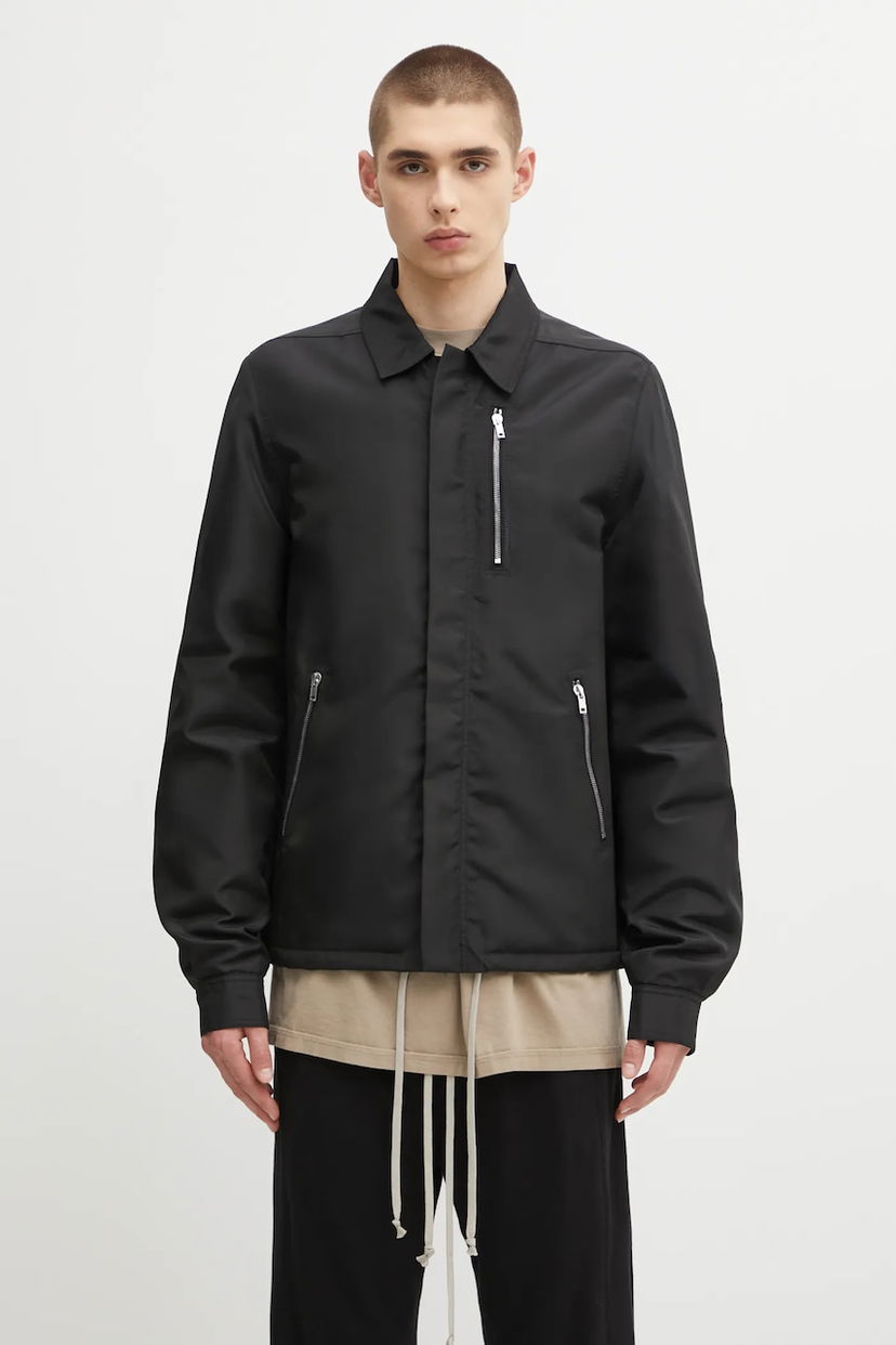 Яке Rick Owens Rick Owens DRKSHDW Zipfront Jacket Черно | DU02E7775.NCV