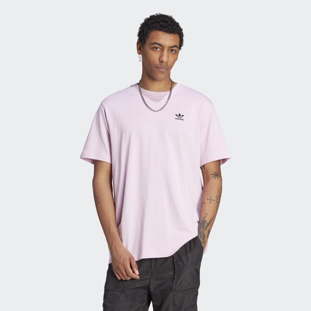Тениска adidas Originals Adicolor Classics Back+Front Trefoil Boxy Tee Розово | IM0408, 0