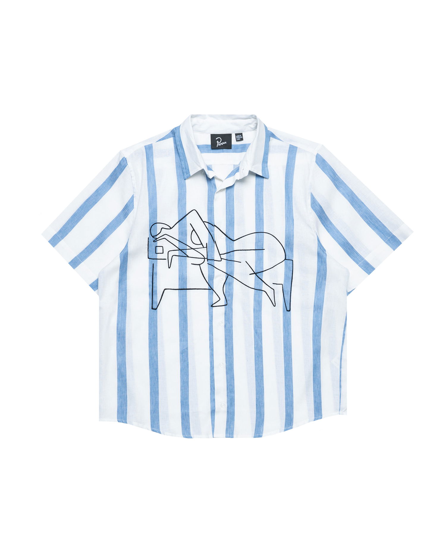 Риза By Parra Parra Sleep Now Short Sleeve Shirt Синьо | 53240, 0