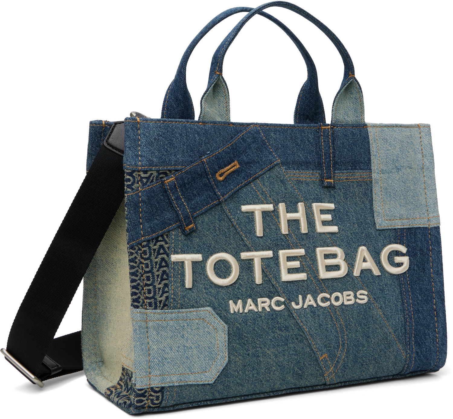 Голяма пазарска чанта Marc Jacobs Marc Jacobs 'The Deconstructed Denim' Medium Tote Bag Синьо | 2S5HTT031H03, 1