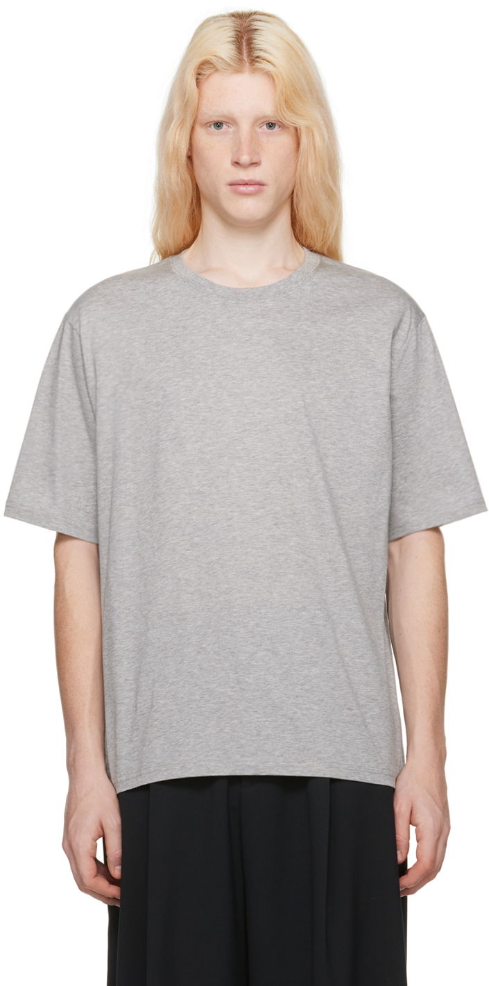 Тениска Studio Nicholson Studio Nicholson Bric T-Shirt Сиво | BRIC SNM-911, 0