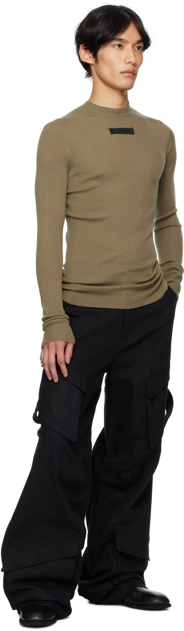 Пуловер HELIOT EMIL HELIOT EMIL Isotropy Knit Long Sleeve Sweater Зелено | PREAW25_M_07_077_DST19, 3