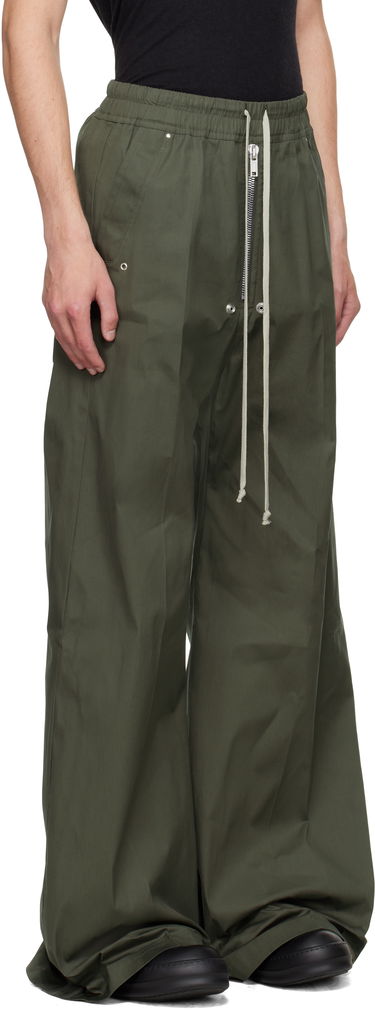 Панталони Rick Owens Rick Owens Concordians Wide Bela Trousers Зелено | RU02E1366 TE, 1