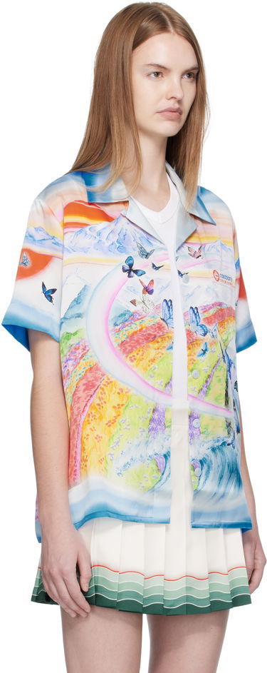 Риза Casablanca Casablanca Silk Resort Print Shirt Многоцветен | WPF25-SH-200-02, 1