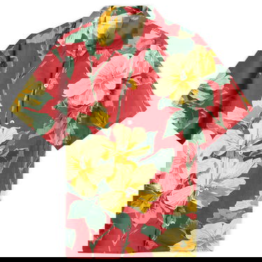 Риза Drôle de Monsieur Drole de Monsieur Luciano Floral Print Shirt Червено | G-SH202-LI005-RD, 1
