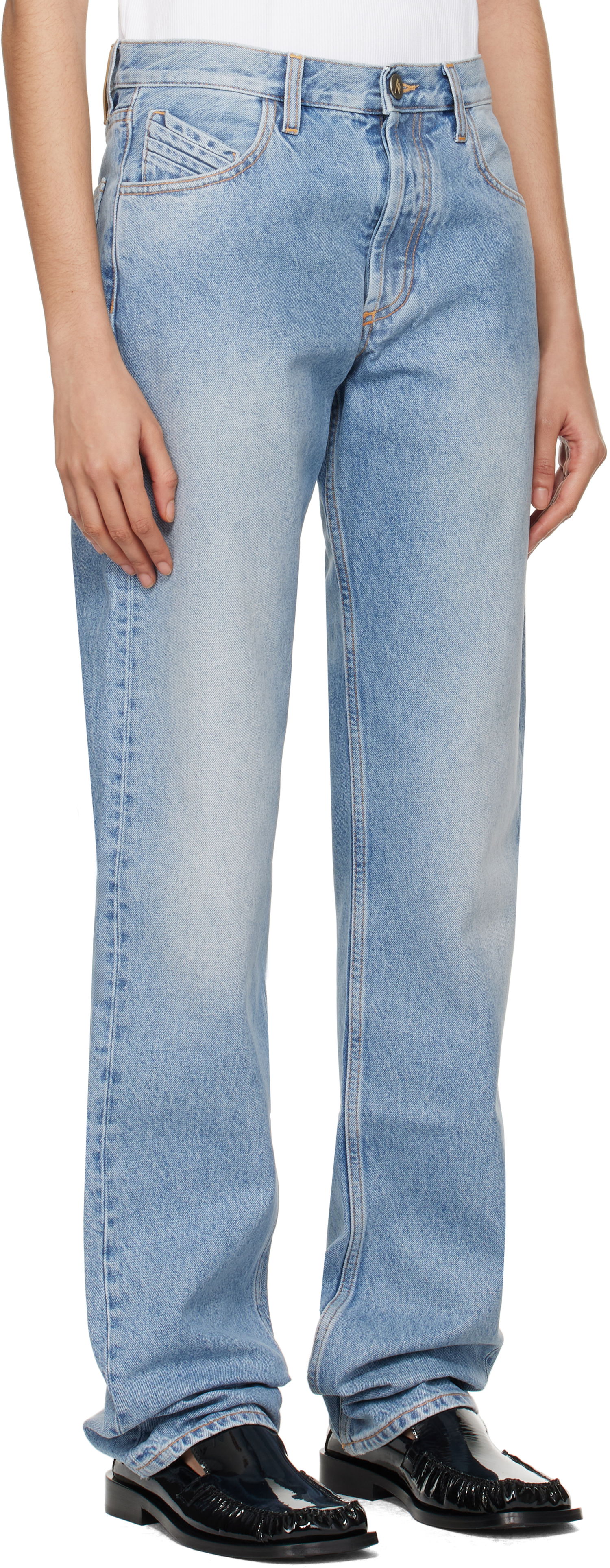Дънки The Attico The Attico Long Jeans Синьо | 250WCP00073 DDD085SS, 1