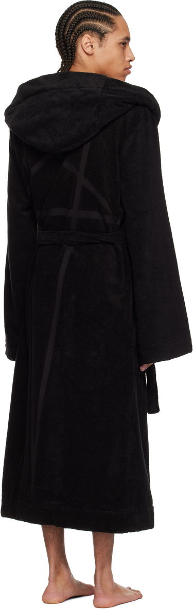Пижама Rick Owens Rick Owens Beach Hooded Bathrobe Черно | RH0000002 SPO1, 2