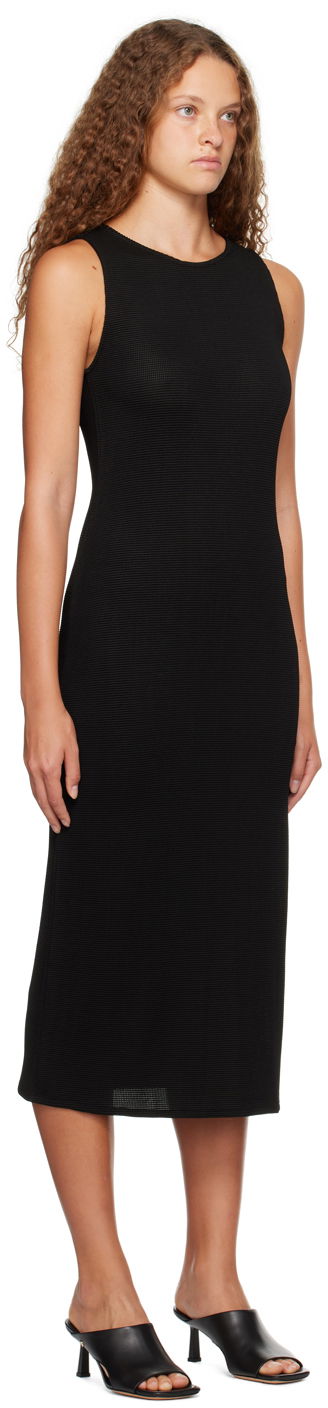Pокля Anine Bing Anine Bing Savannah Midi Dress Черно | A-02-1170-007, 1