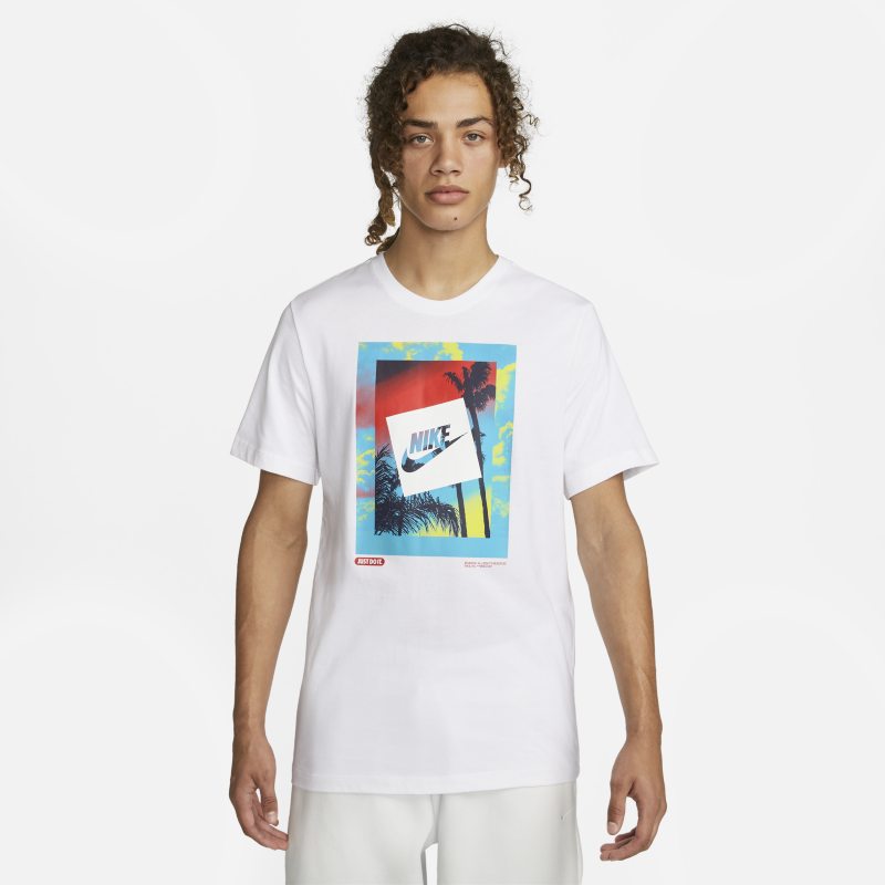 Тениска Nike Sportswear T-Shirt with Palm Graphic Бяло | DR8071-100, 0
