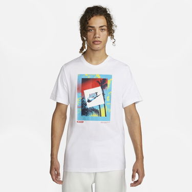 Тениска Nike Sportswear T-Shirt with Palm Graphic Бяло | DR8071-100, 0