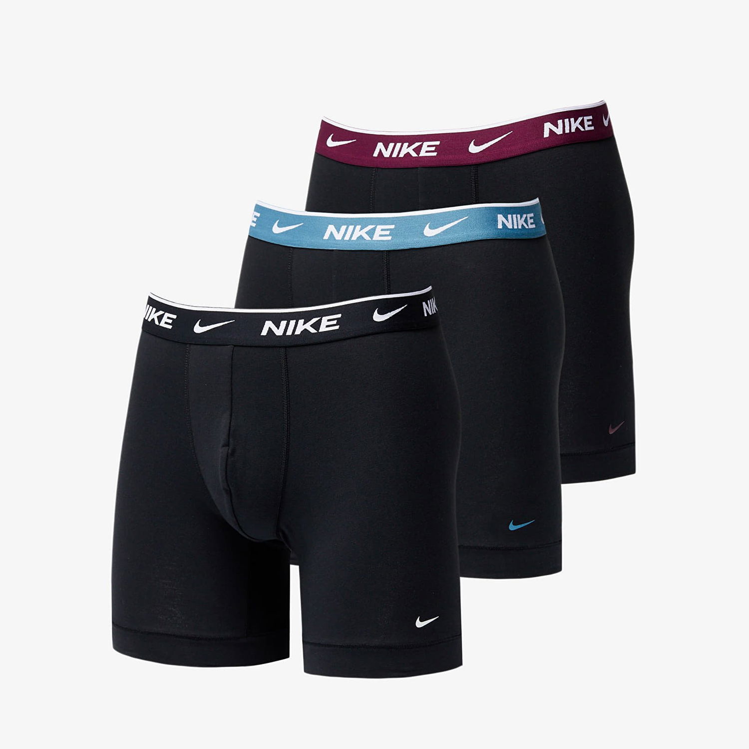 Боксерки Nike Boxer Brief 3-Pack Black Черно | 0000KE1007-HWX, 0