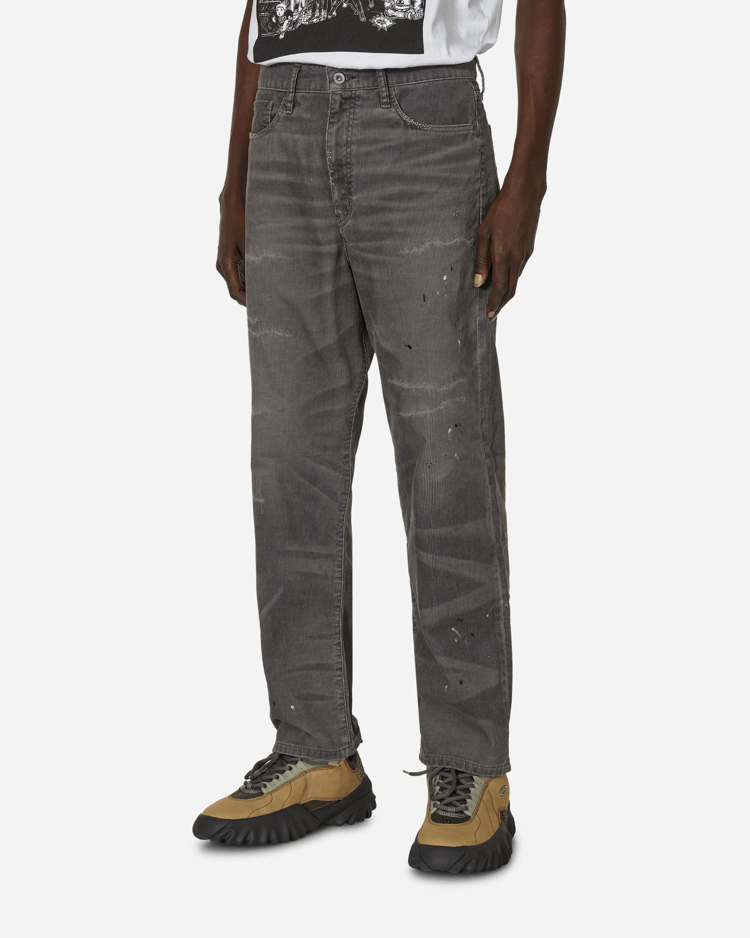 Панталони Neighborhood Savage Corduroy DP Basic Pants Сиво | 232XBNH-PTM10 GY, 1