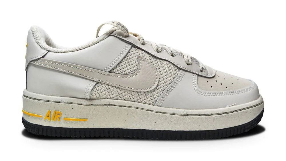 Кецове и обувки Nike Air Force 1 Low "Light Bone" GS Сиво | DQ1102-001, 0