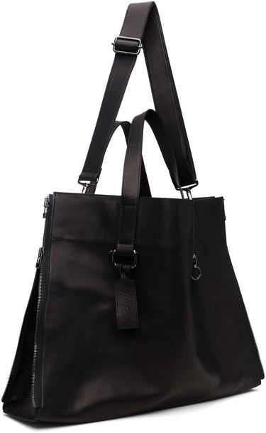 Голяма пазарска чанта Yohji Yamamoto YOHJI YAMAMOTO Zipper LL Tote Черно | DM-I01-784, 1