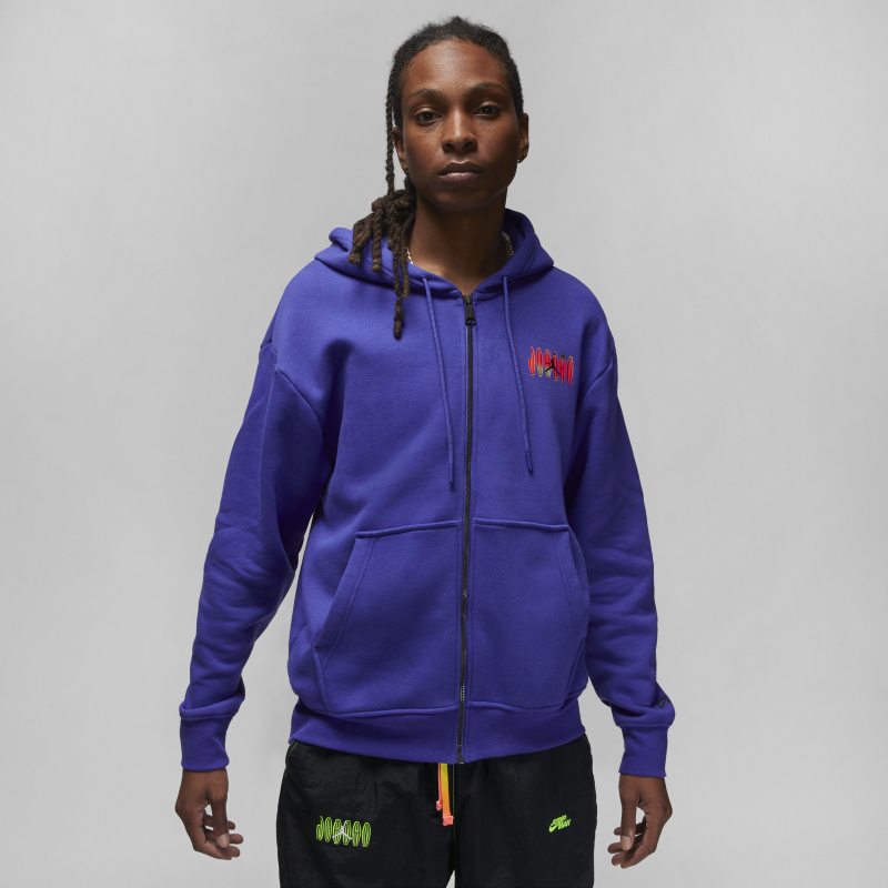 Суитчър Jordan Flight MVP Full-Zip Hoodie Синьо | DQ7564-432, 0