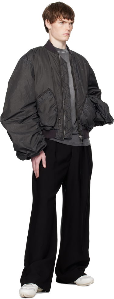 Яке бомбър We11done We11done Washed Nylon Bomber Jacket Черно | WD-JP2-25-059-U-BK, 3