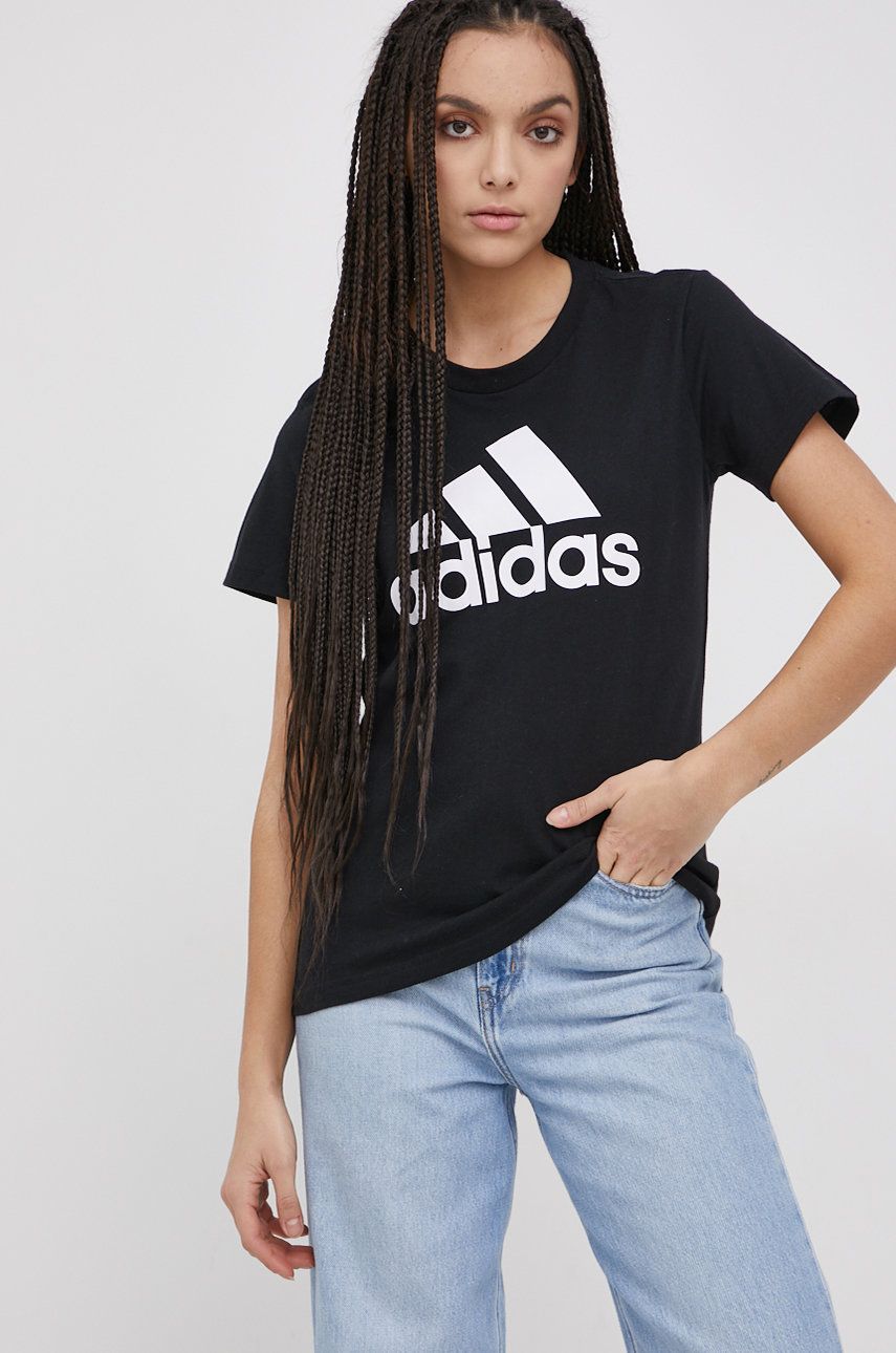 Тениска adidas Performance Tee Essentials Черно | gl0722, 0