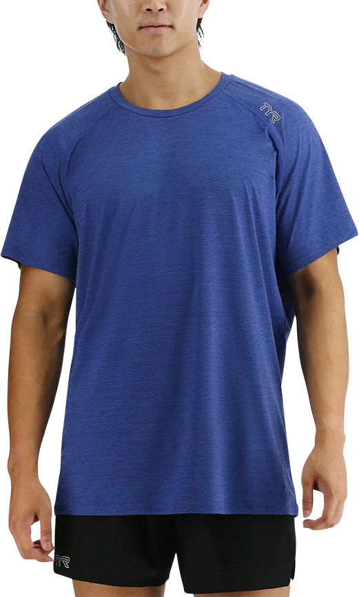 Тениска TYR RAGLAN Short Sleeve T-Shirt Синьо | mptrso3a-981
