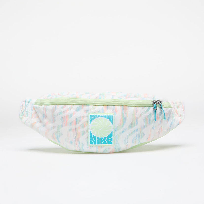 Чанта за кръста Nike Heritage Fanny Pack White/ Barely Volt/ Dusty Cactus Бяло | FN4248-100