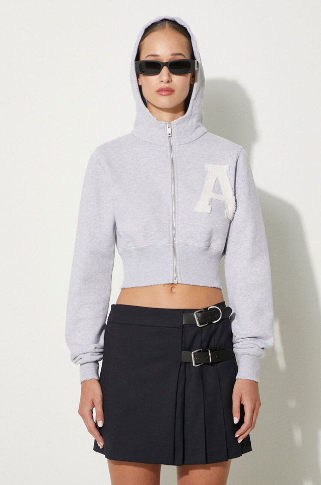 Crop Hoodie With Hood