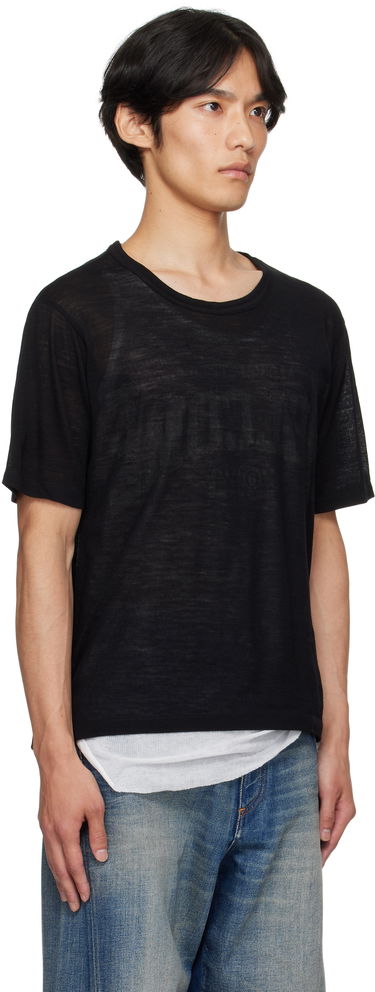 Тениска Maison Margiela MM6 Maison Margiela 'Welcome' Print T-Shirt Сиво | SH0GC0055 M20123, 4
