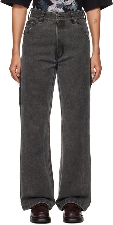 Дънки We11done We11done Carpenter Jeans Сиво | WD-PT3-24-265-W-BK, 0