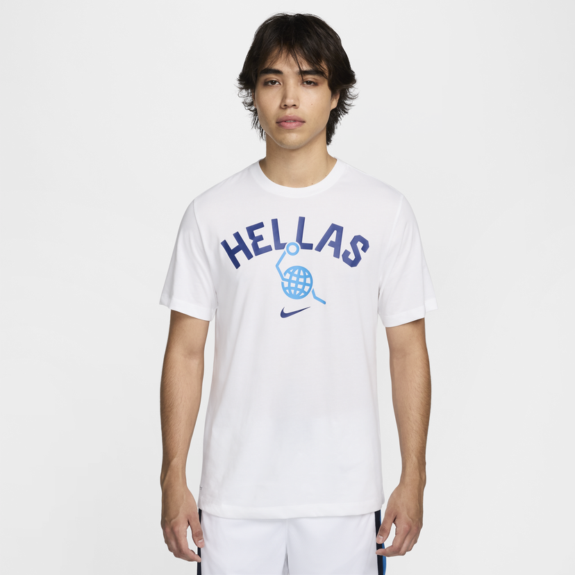 Тениска Nike Greece Basketball Tee Бяло | FQ3670-100