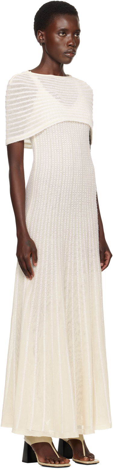 Pокля Khaite KHAITE Thora Maxi Dress Бяло | 9774125, 1