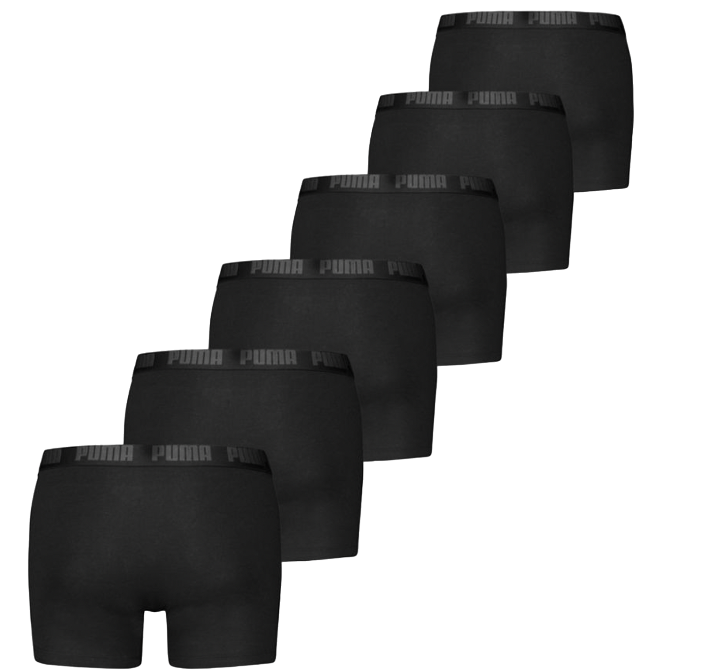 Боксерки Puma Everyday Boxer 6 Pack Черно | 701227792-001, 1