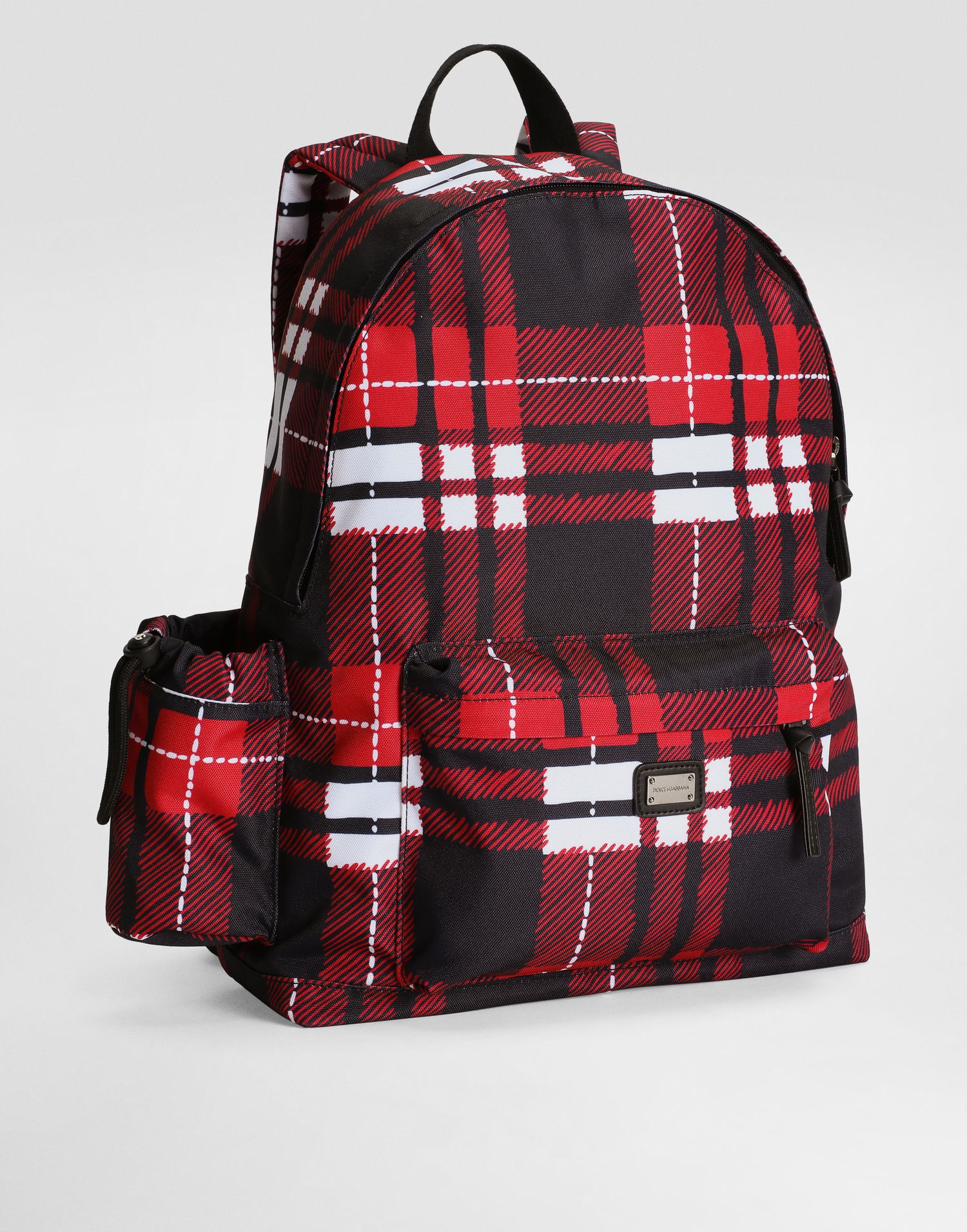 Раница Dolce & Gabbana Dolce & Gabbana Nylon Plaid Print Backpack Многоцветен | EM0139AV246HS5QB, 1