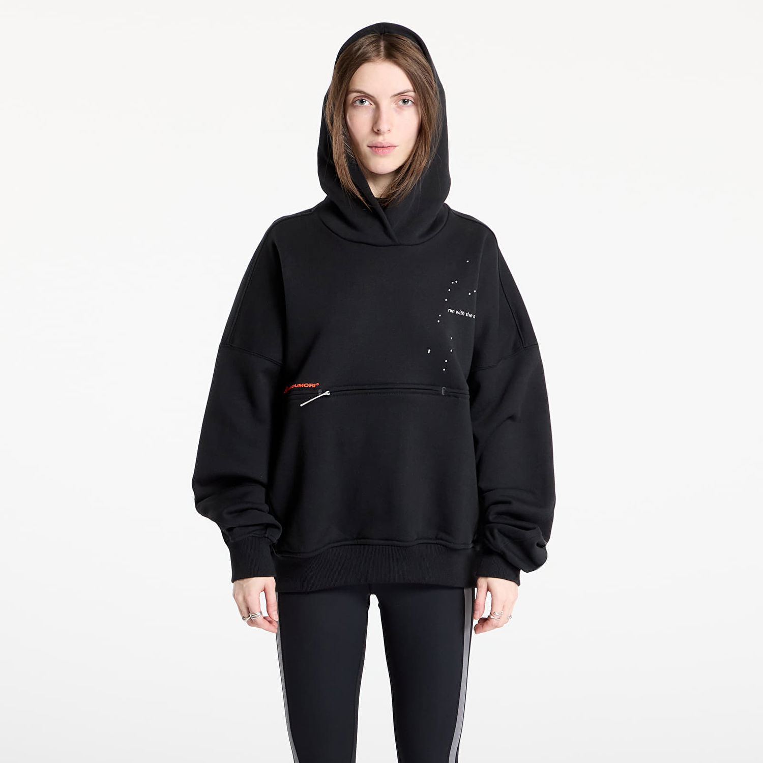 Суитчър adidas Performance H. Koumori Running Hoodie Черно | JY4090, 0