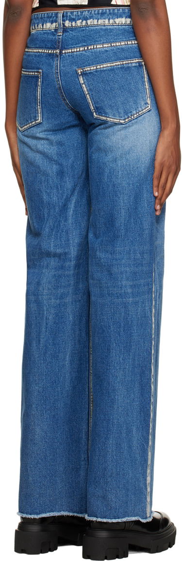 Дънки We11done We11done Worn Jeans Синьо | WD-DP3-22-382-W-BL, 2