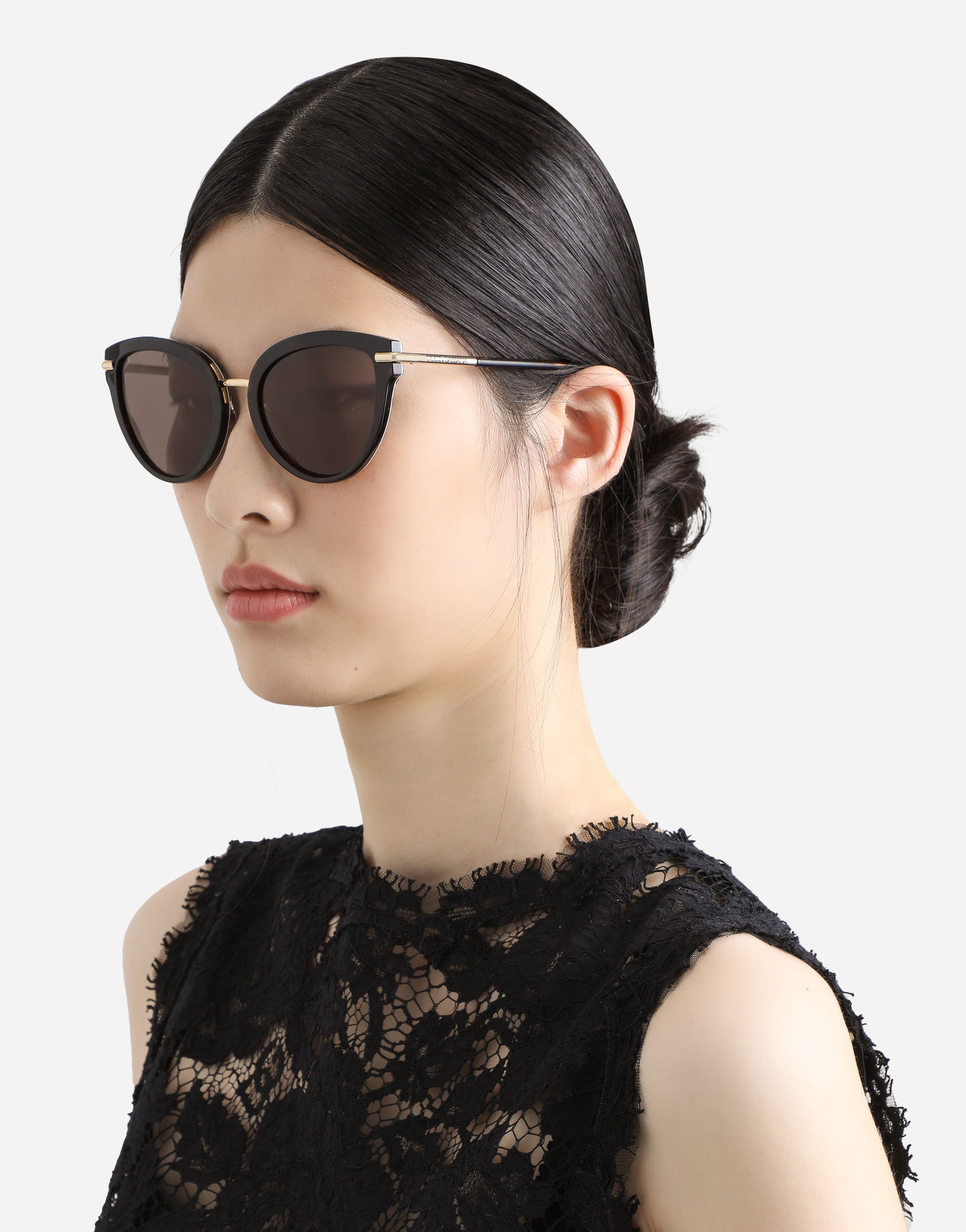 Слънчеви очила Dolce & Gabbana Dolce & Gabbana DNA Cat Eye Sunglasses Кафяво | VG4492VP7139V000, 1