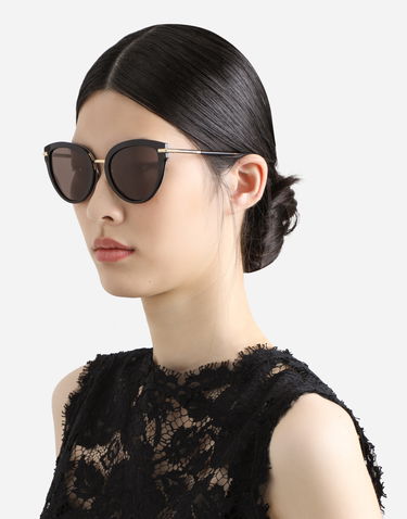 Слънчеви очила Dolce & Gabbana Dolce & Gabbana DNA Cat Eye Sunglasses Кафяво | VG4492VP7139V000, 1