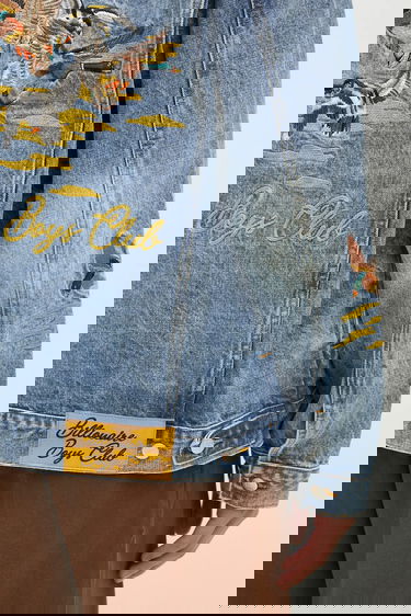 Яке BILLIONAIRE BOYS CLUB Billionaire Boys Club Duck Embroidered Denim Jacket Синьо | B24410, 4